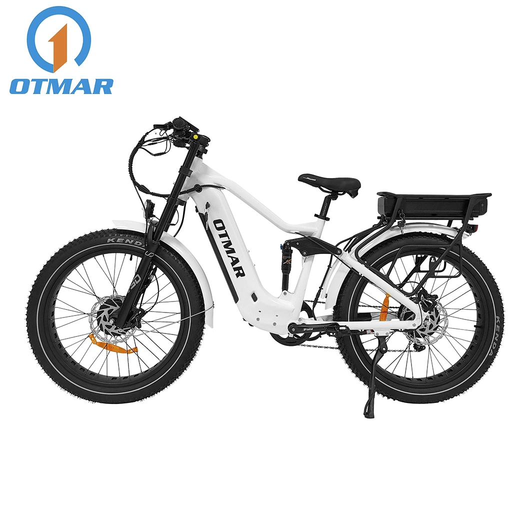 High quality/High cost performance Double Motor Drive Motorcycle 2 Battery Full Suspension Mountain off-Road Electric Fat Bicycle All Wheel Drive Electric Bike