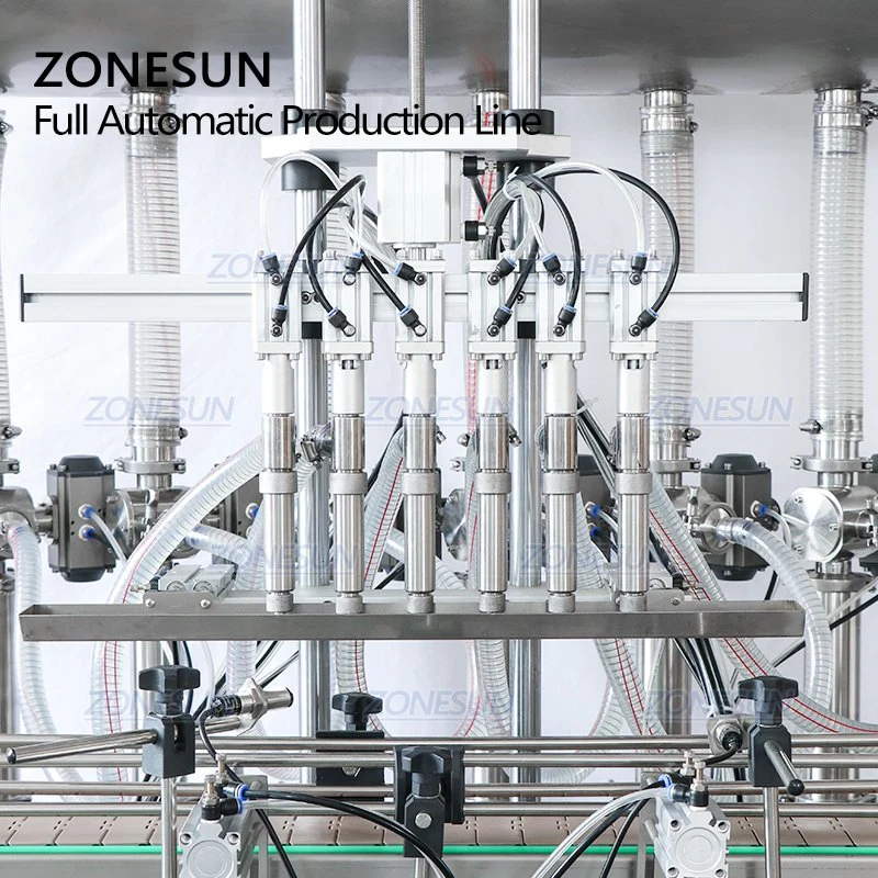 Zonesun Automatic Peanut Butter Bottle Filling Capping for Glass Bottle Ketchup Paste Cream Assembly Machine Vibrator