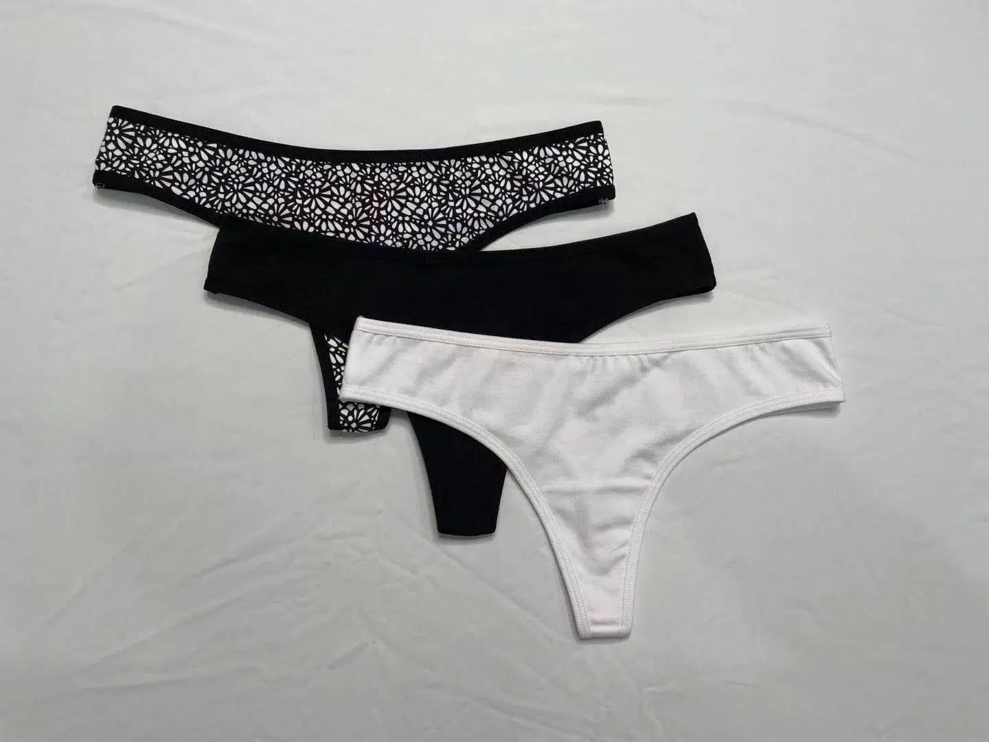 Cotton Mature Sexy Black Ladies Panties Underwear