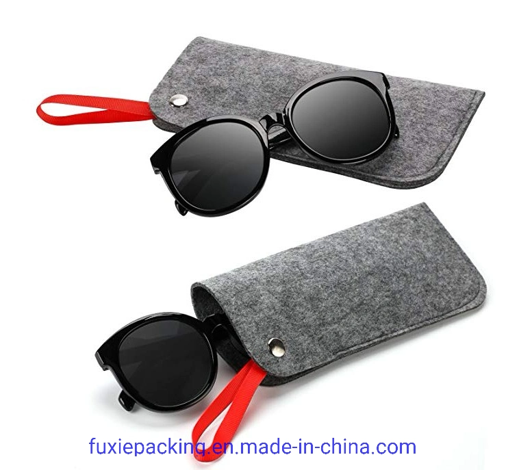 Felt Eyeglasses Case Sunglasses Storage Case Pouch Bag Soft Felt Glasses Case