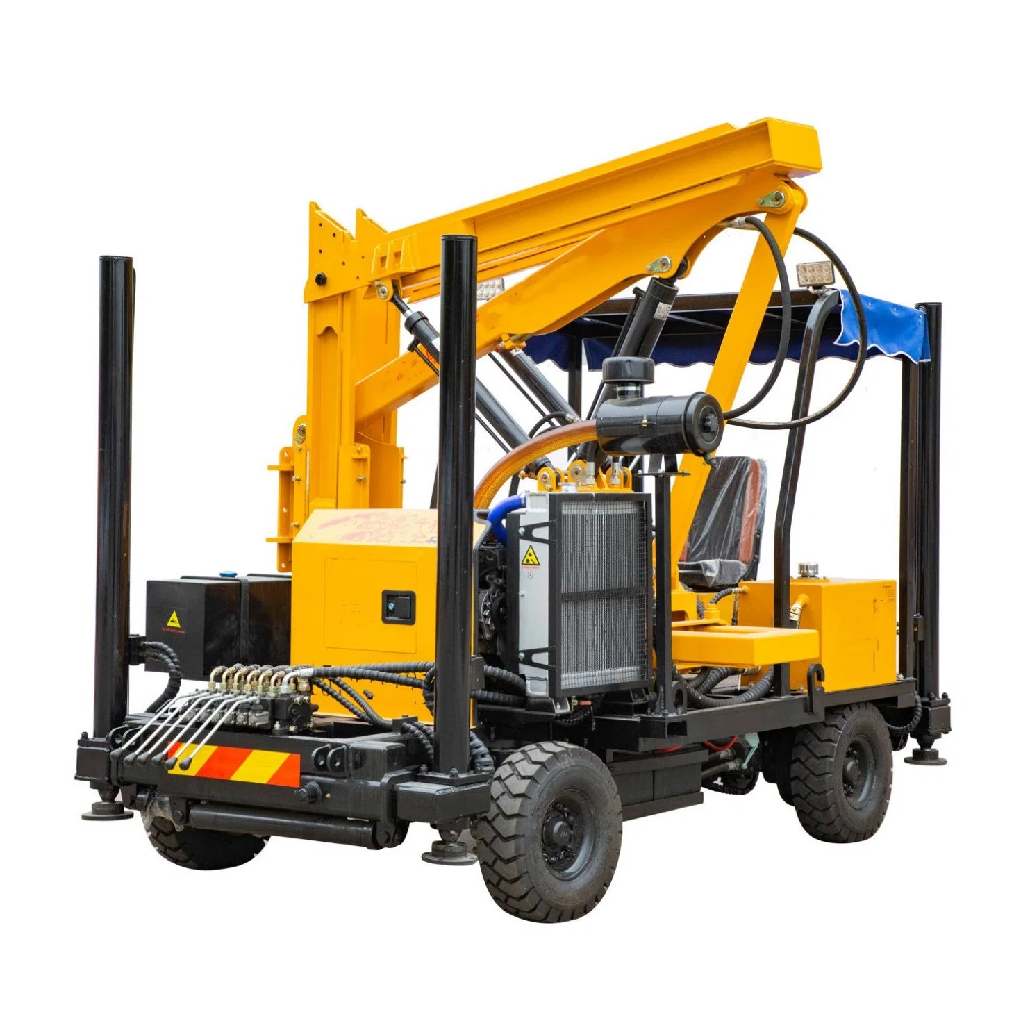 Save Hoisting Costs Hydraulic Pile Driver Machine Piling Machine Hammer Guardrail Pile Driver for Sale