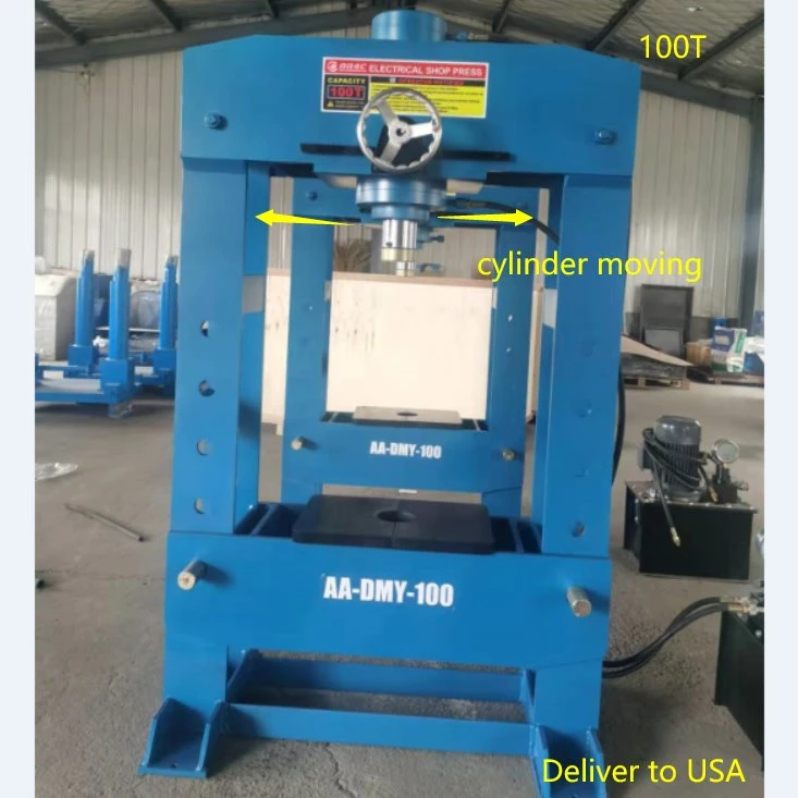 AA4c 50t100t 150t 200t 250t 300t Heavy Duty Gantry Electrical Hydraulic Shop Press H Frame Hydraulic Press