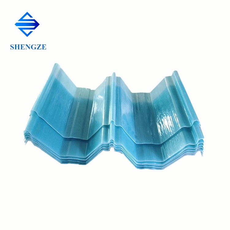 Anti-Septic Transparent Skylight Flat Corrugated Fiberglass Roofing Sheet Product