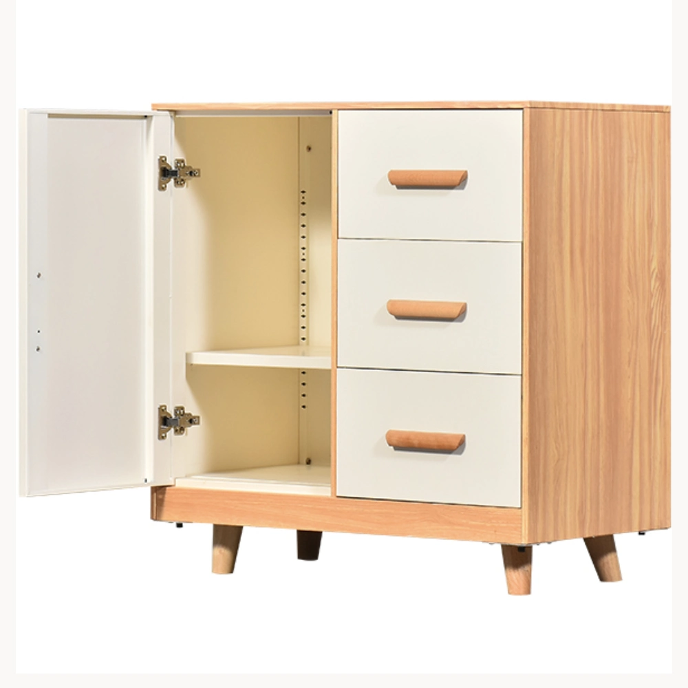 Popular Sale Solid Wood Legs Multi-Function Steel Storage Cabinet Sideboard