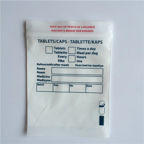 Medizinische Geräte Medizin Verpackung Beutel, PE Ziplock Beutel, Verpackung Beutel