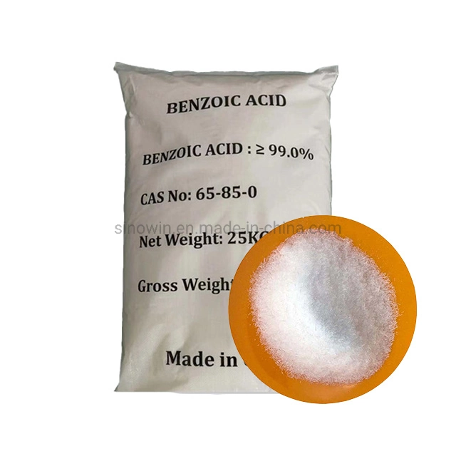 Medicine Dye Carrier Plasticizer Spices Food Preservative Used Benzoic Acid Price