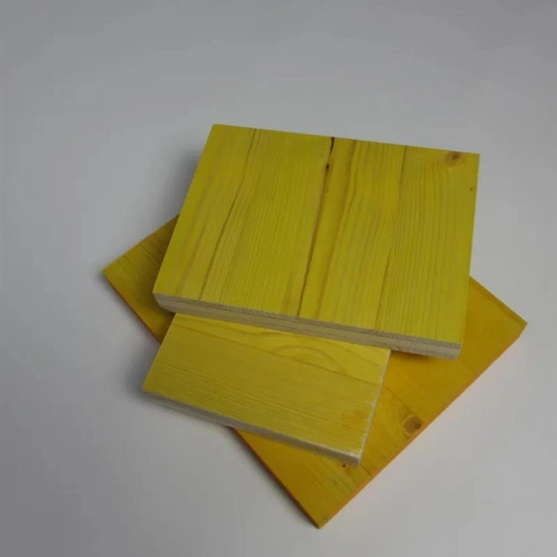 27mm Chinese Fir Core Panel 3 Layers Building Material Yellow Shuttering Plywood for Bridge and Tunnel Formwork