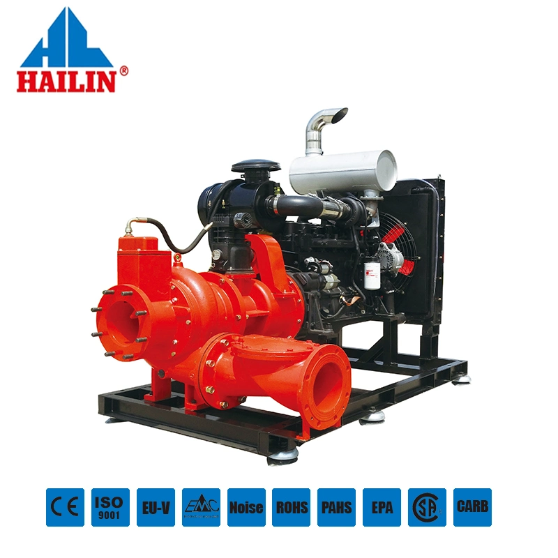 8inch 200mm Diesel Engine Field Irrigation Pump with Wheels