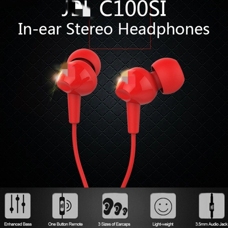 Customized Original C100si Bluetooth Headphone 3.5mm Bass Boost in-Ear Headset Stereo Sports Bluetooth Headphone