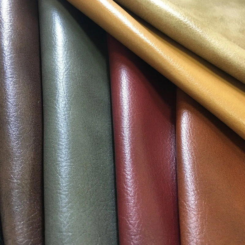 PVC PU Artificial Synthetic Faux Microfiber Leather for Shoes Upholstery Sofa Chair - Toly