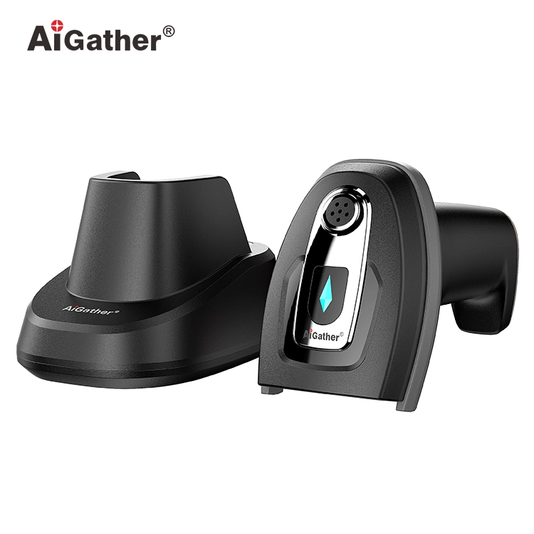 Aigather a-9533 2023 New 2D Barcode Scanner with Rechargeable Base