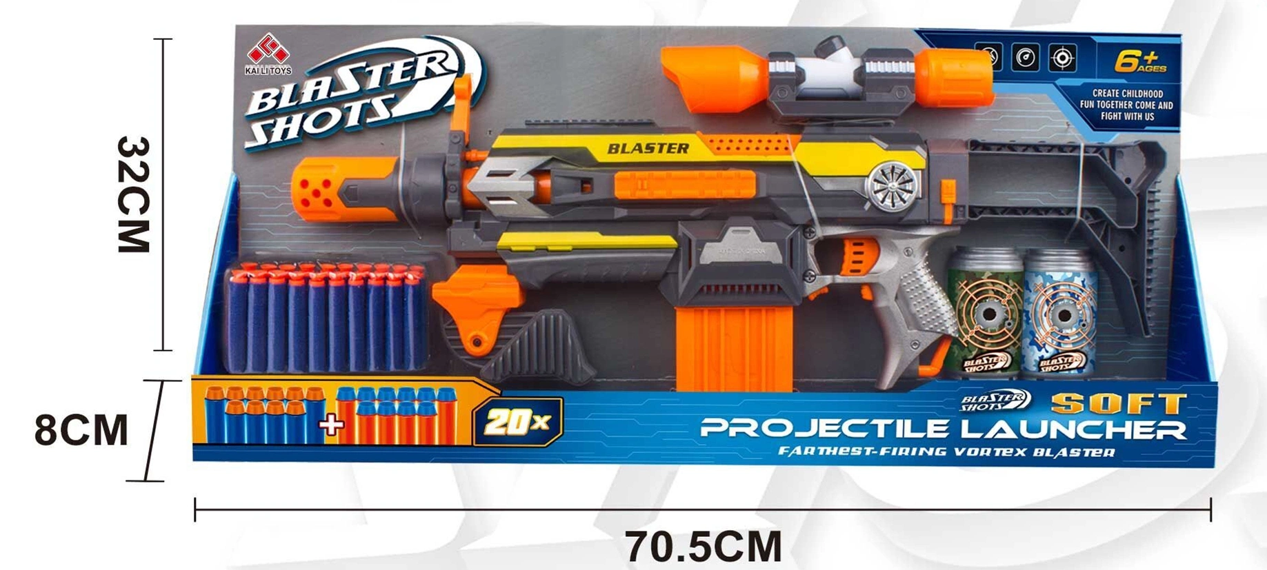 Blaster Shots 2023 DIY Сборка электрического автоматического Blaster Shooting Gun Игрушки, совместимые с пушками Nerf DART Soft Bullet Gun с. Мультиплеер