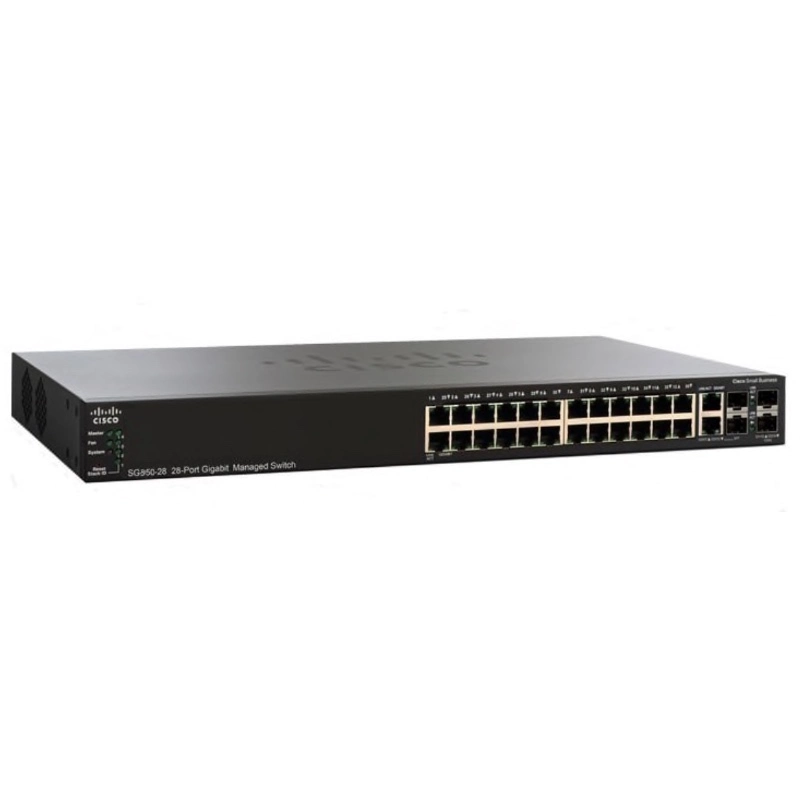 Компания Cisco серии 350 28 портов POE SG350-28 управляемые коммутаторы POE