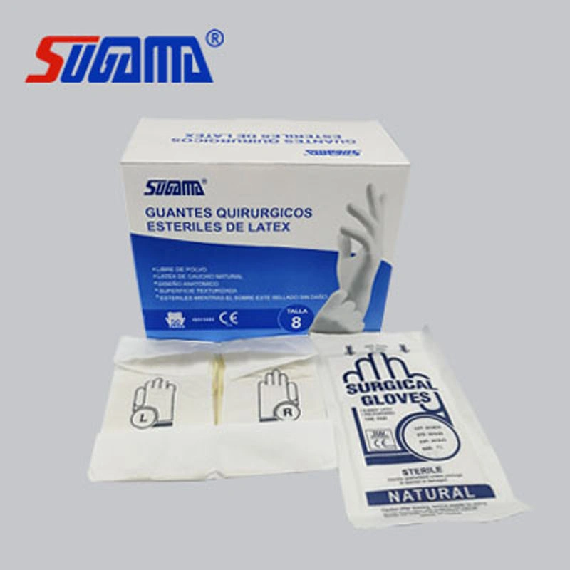 Disposable Surgical Latex Gloves for Medical Use