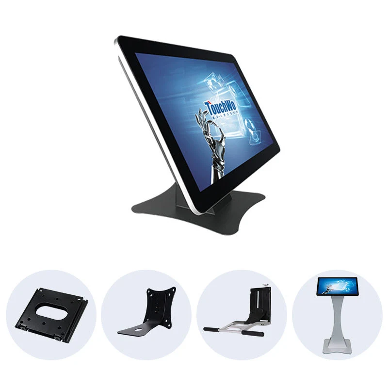 Indoor LED 15.6 Inch 10 Points Android All in One PC Display Touch Screen Monitors