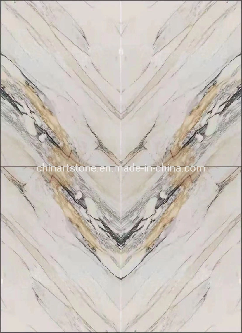 Nature Calacatta Golden/White Marble Slab