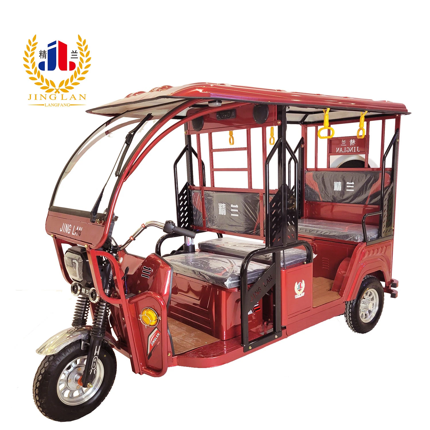 Jinglan's Third-Generation Upgraded Electric Tricycles Hot Selling, High-Quality Manufacturers Produce Electric Tricycles, Electric Passenger Tricycles