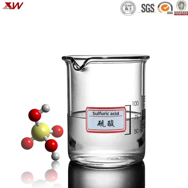 ISO / SGS zertifizierte Lieferanten Anorganische Chemie H2SO4 Schwefelsäure Acid98% Preis