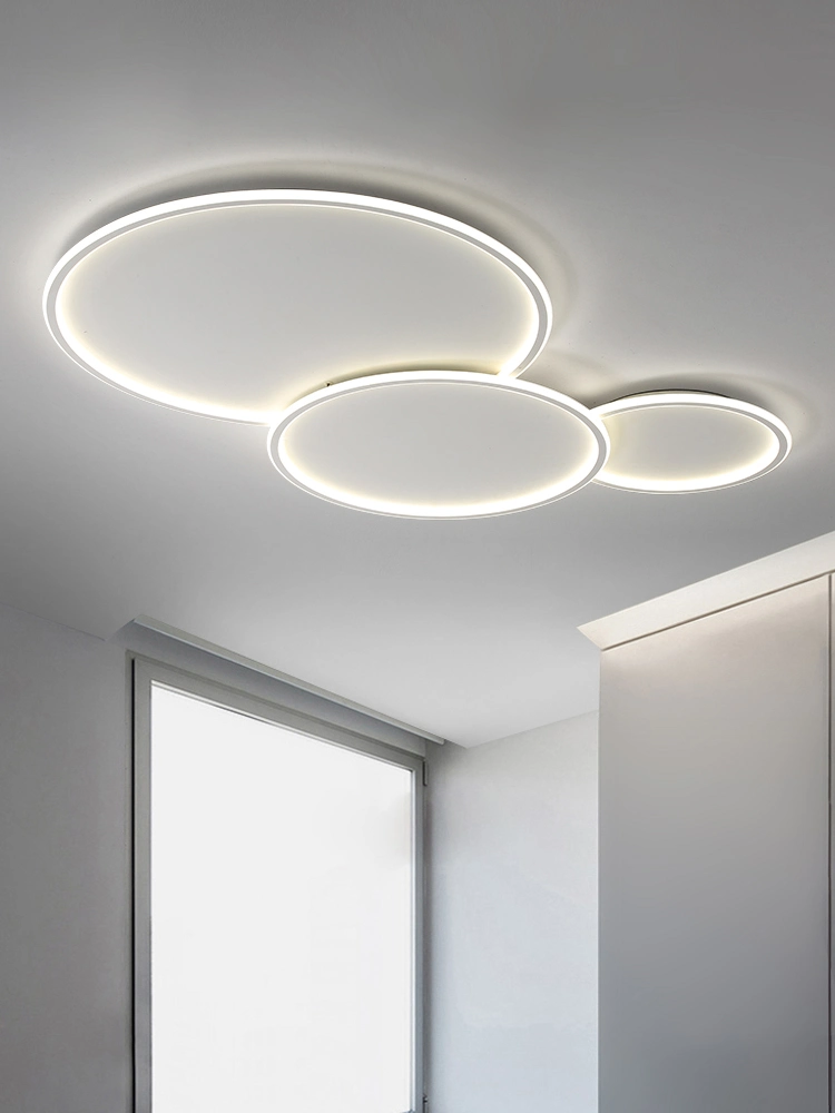 Super Skylite LED Ledflush Mount Light Black Home Indoor Living Room Modern Ceiling Chandelier Lighting