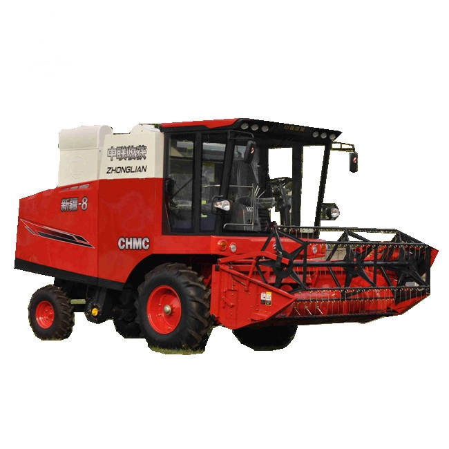 Paddy Rice Grain Soybean Combined Reaper Machinery of Crawler Type