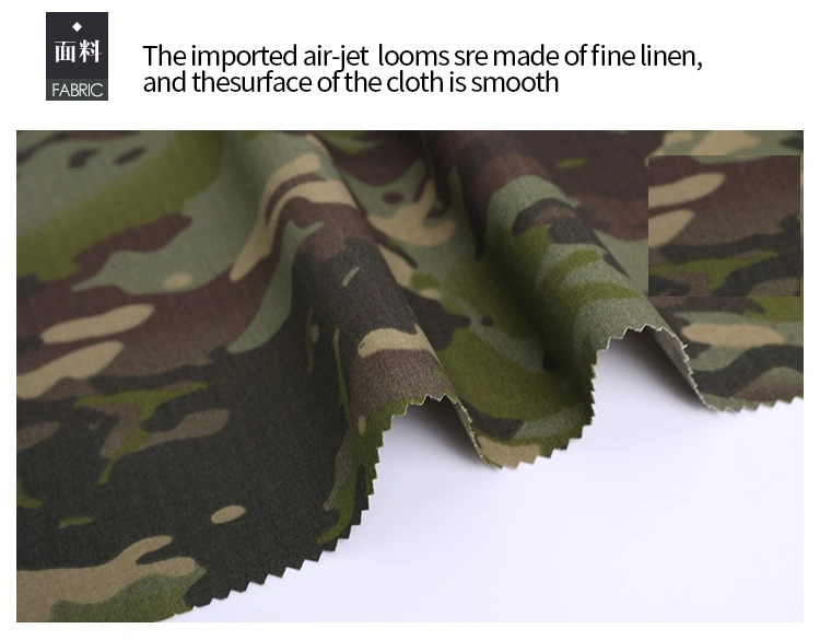 65% Polyester 35% Cotton Blend Woven Army Print Camouflage Military Uniform Fabric