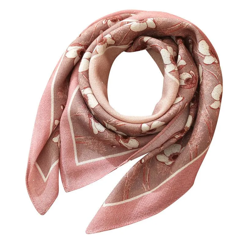 Digital Print 100% lã Scarf Fashion shawl