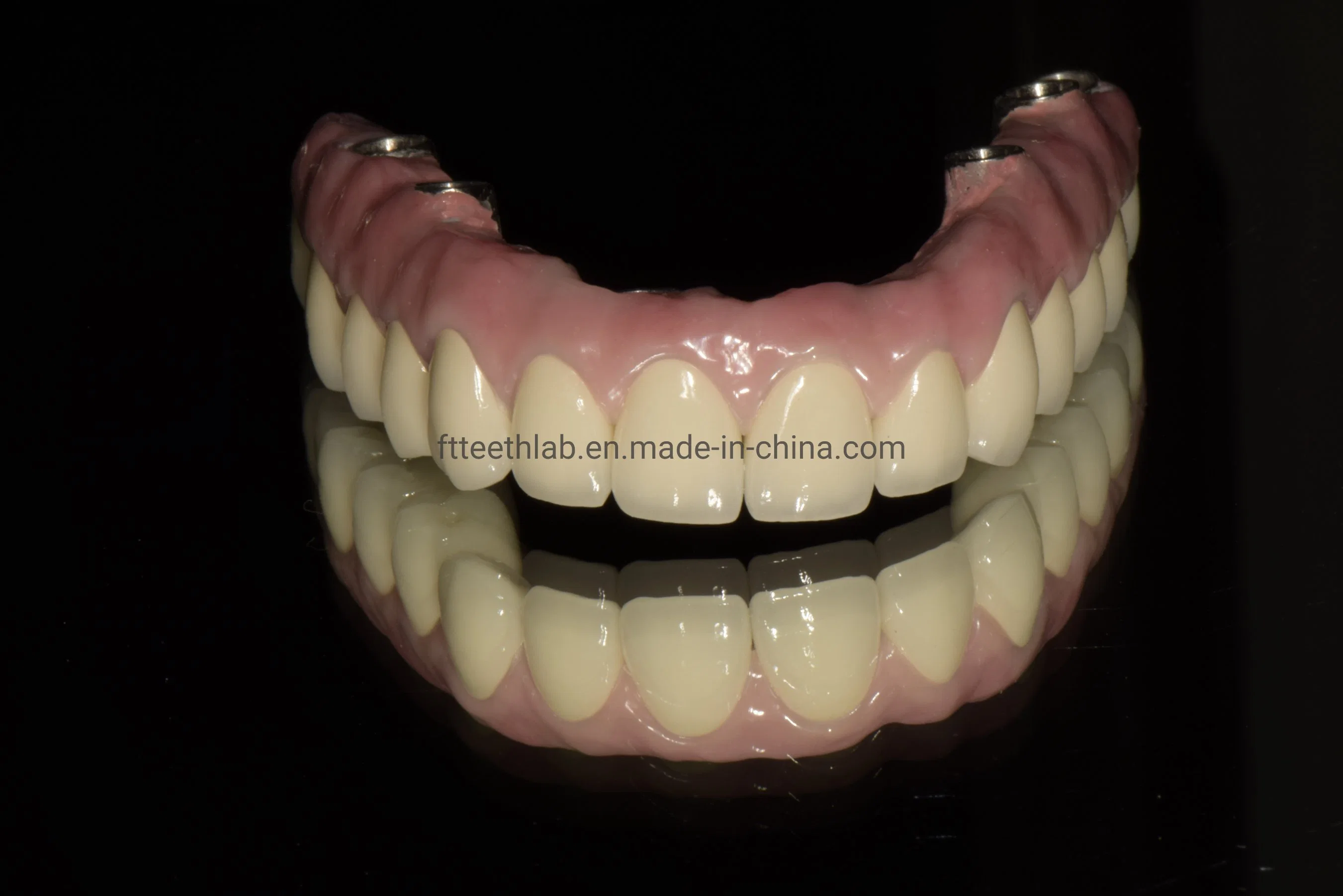 CAD CAM Dental implante blanqueado puente desde China Laboratorio dental