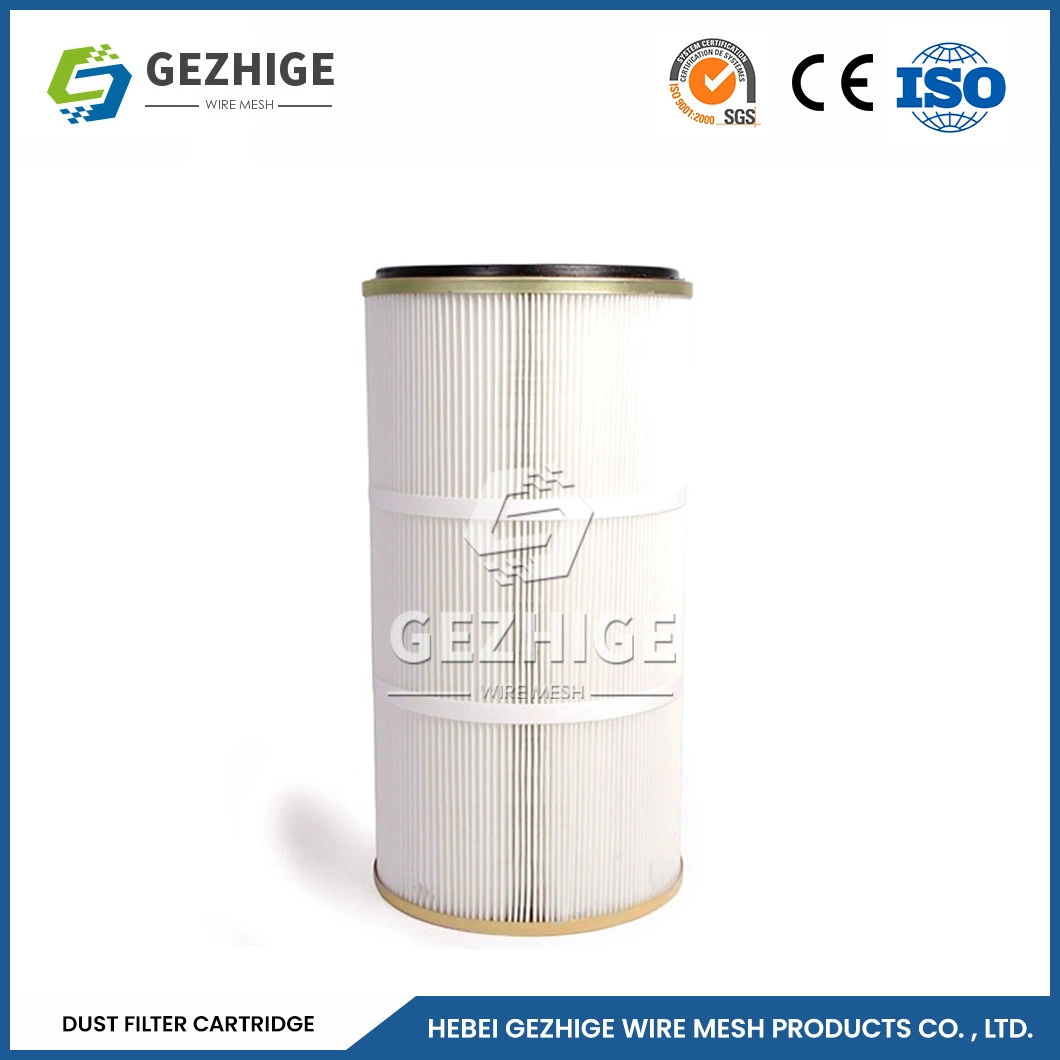 Gezhige Big Water Filter Cartridge Wholesale/Supplierr &phi; 100 &phi; 150 Cloth Bag Dust Filter Cylinder Filter Cartridge China Dust Air Filter Cartridge