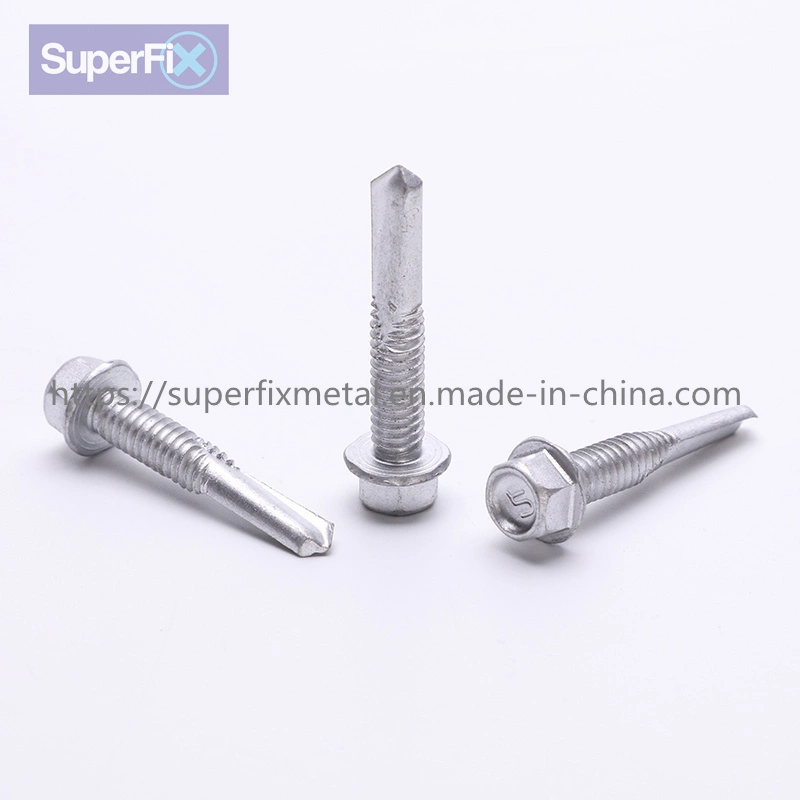 Hexagonal Drill Tail Screw DIN Standard Stainless Steel Fastener Screw Industrial Construction