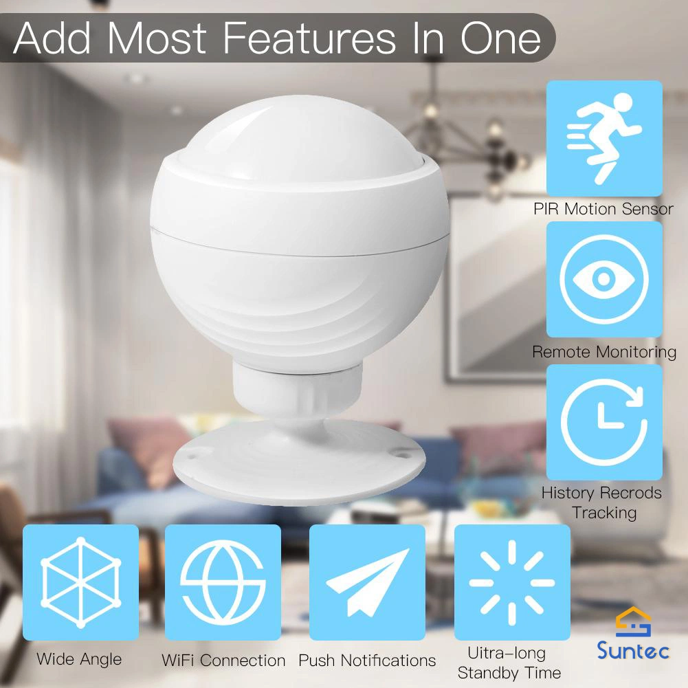 Smart Human Motion Sensor Burglar Alarm Home Security Alarm Tuya Smart Life