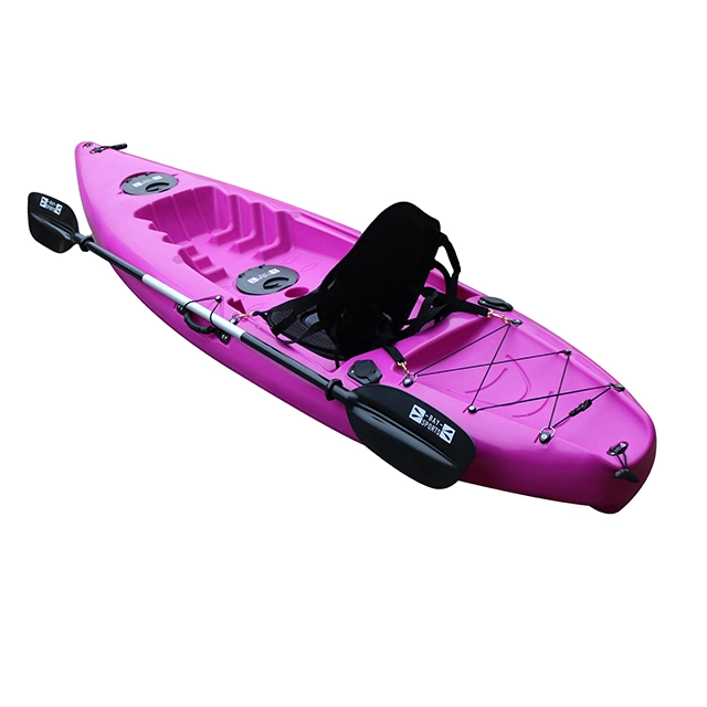 Quality Guaranteed Hot Selling Water Sports Custom Durable Single Seat Foot Fishing Kayaks Plastic Kayaks