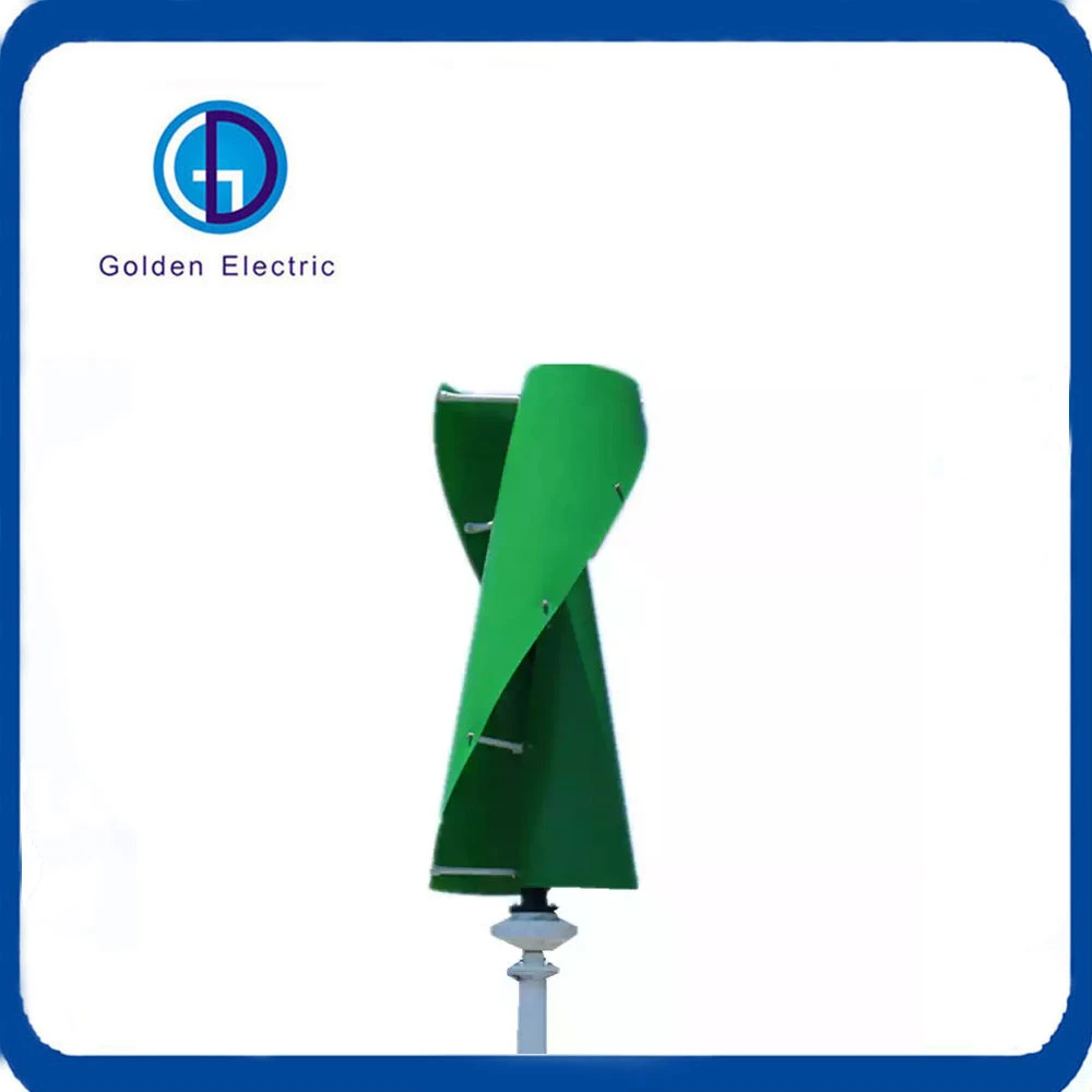 High Efficiency 200W/300W/400W/500W/600W/800W 12V/24V 3 Phase Vertical Wind Turbine System Generator for Home