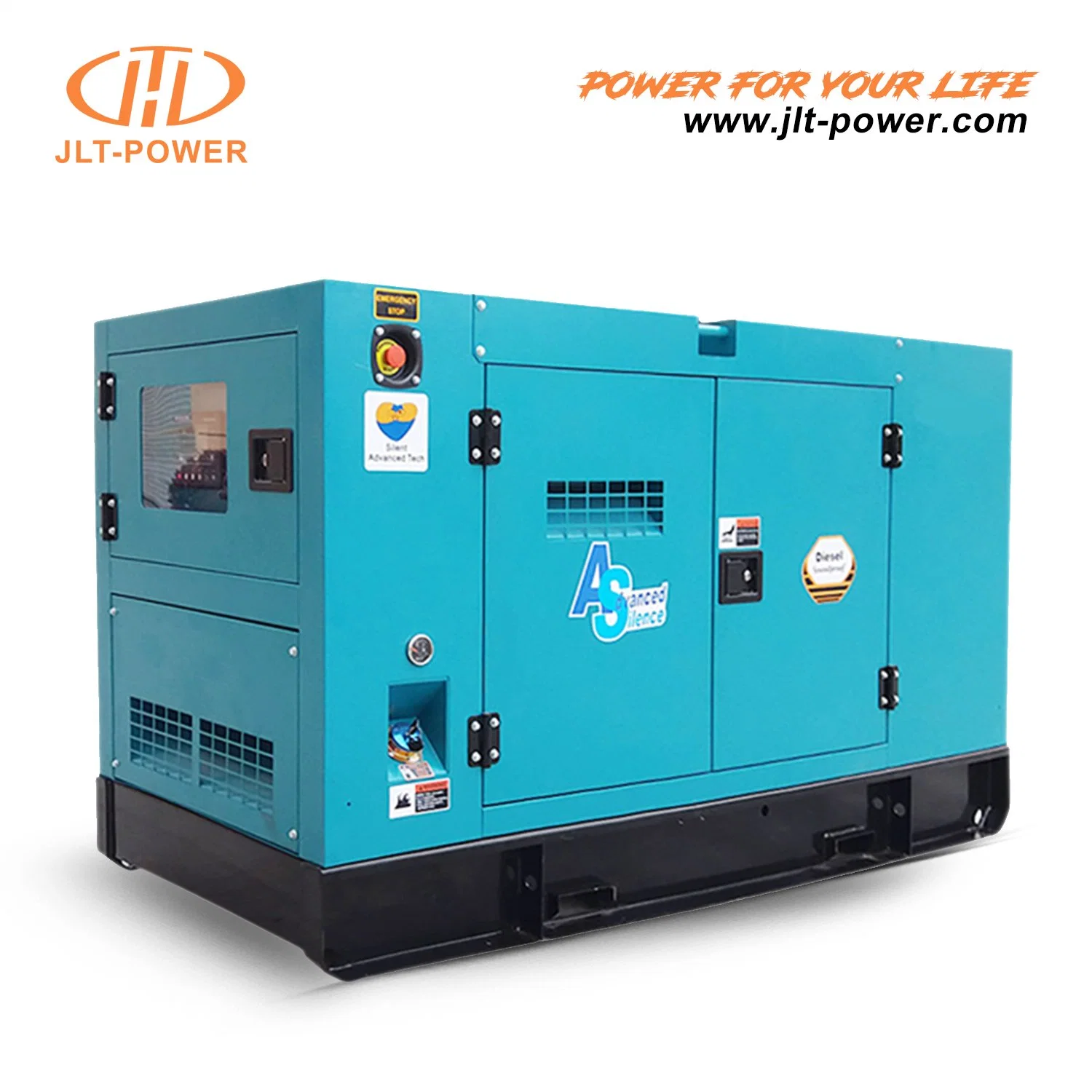 Jlt Power Canopy/Slient Type, Power Range 15kVA to 500kVA Fawde, Leroy Somer, Stamford Econic Diesel Generator