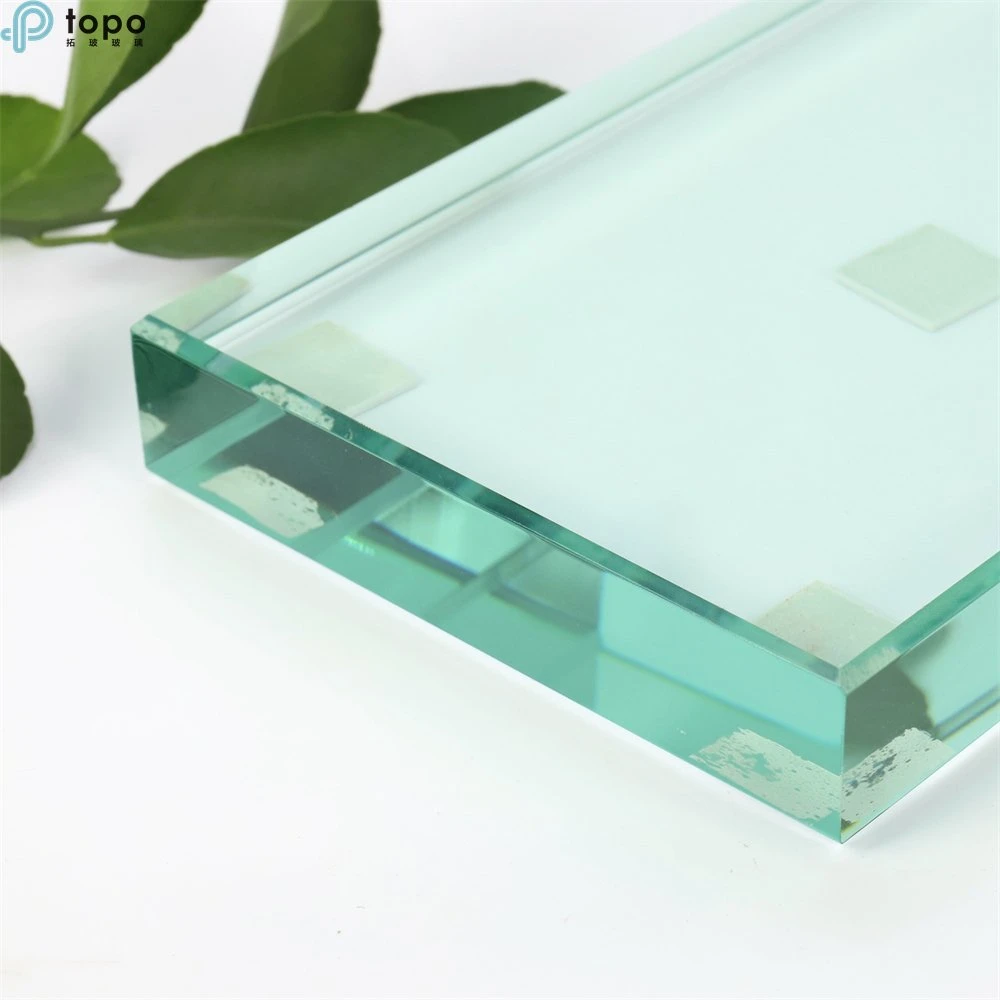 Verre flotté en feuille transparent Guangzhou 15 mm 19 mm 22 mm 25 mm pour Construction (W-TP)