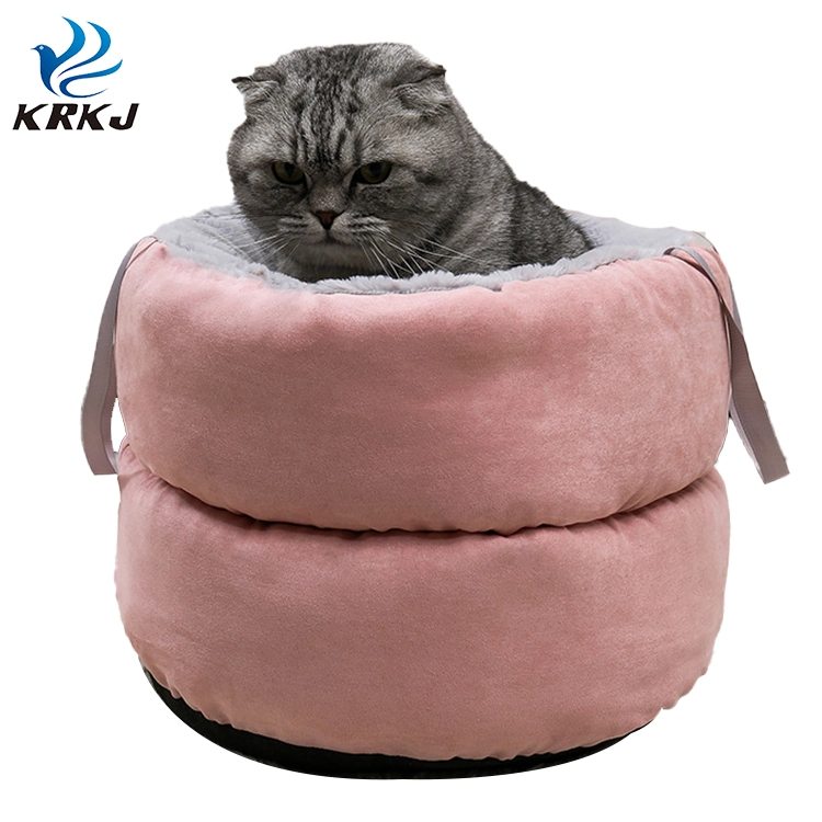 Tc-014 Portable Pet Warm Bag Bed House with Handle for Cat Dog