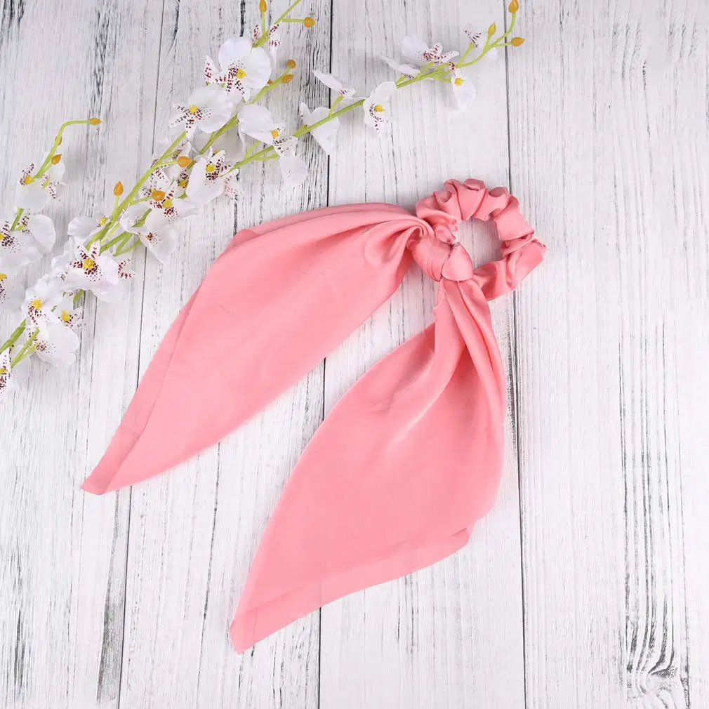 Accessories Vintage Chiffon Floral Scrunchie 12 PCS Hair Scarf Hair Scrunchies