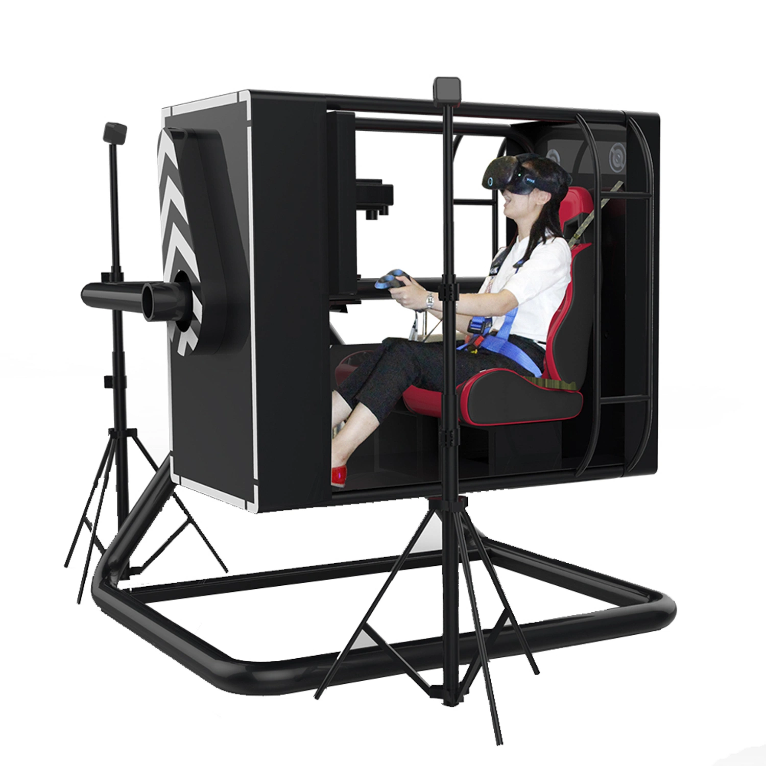 Newest 9d Vr Simulator Virtual Reality 720 Degree Rotating Amusement Machine