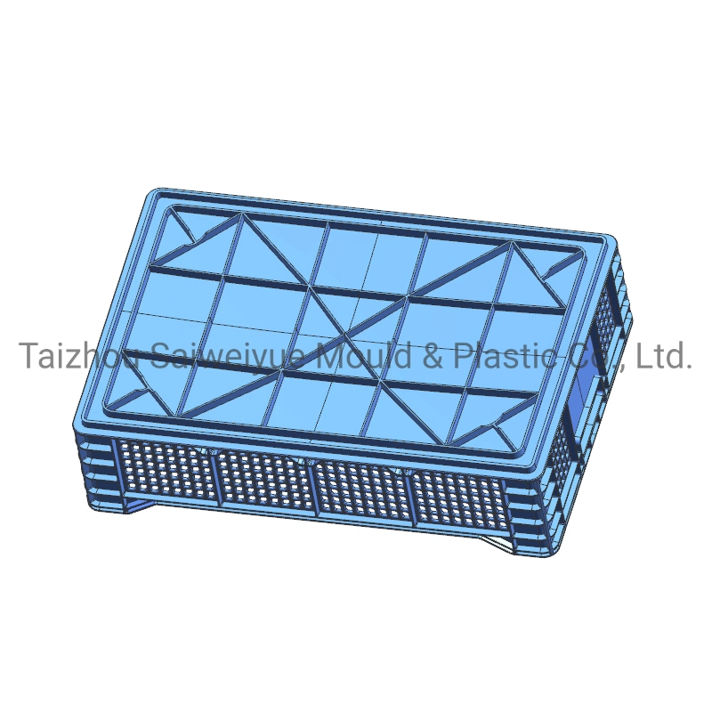 Stackable Plastic Ventilated Agricultural Box Mold Easy Handling Cabbage Containers Injection Mould