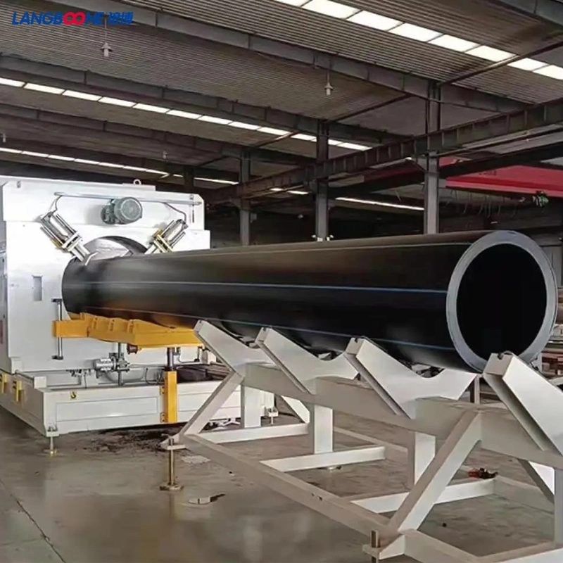 Black PE100 HDPE Pipe Plastic Floater Flexible Rubber Hose for Dredging System