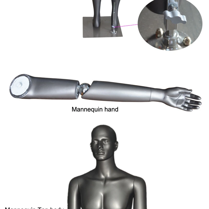 Fiberglass Standing Full Body Adjustable Mannequin for Sale