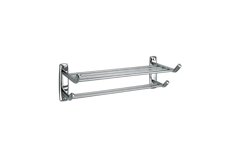 Wall Mounted 304 Stainless Steel Bathroom Accessories Foldaway Towel Rack