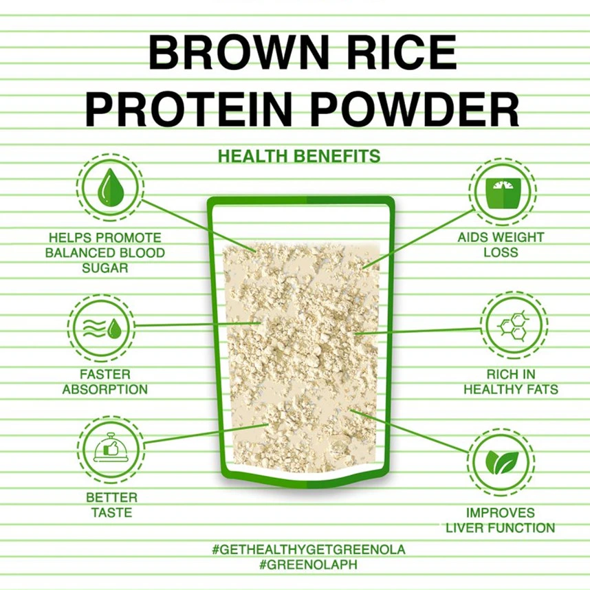 Wholesale/Supplier Brown Rice Protein Health Care Organic Brown Rice Protein Powder