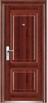 Cheap Bedroom PVC Surface Steel Door (YF-SP31)