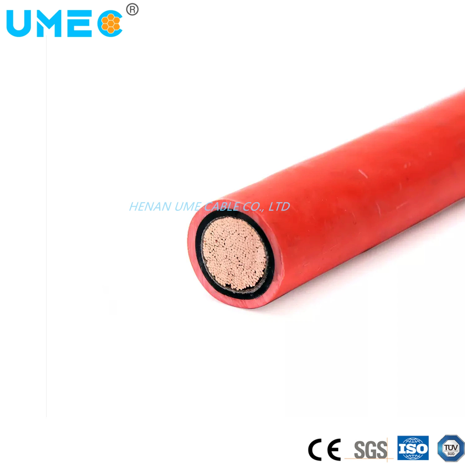 Cable de sistema fotovoltaico libre de halógenos y bajo nivel de humo PV H1z2z2-K. Cable eléctrico de cobre