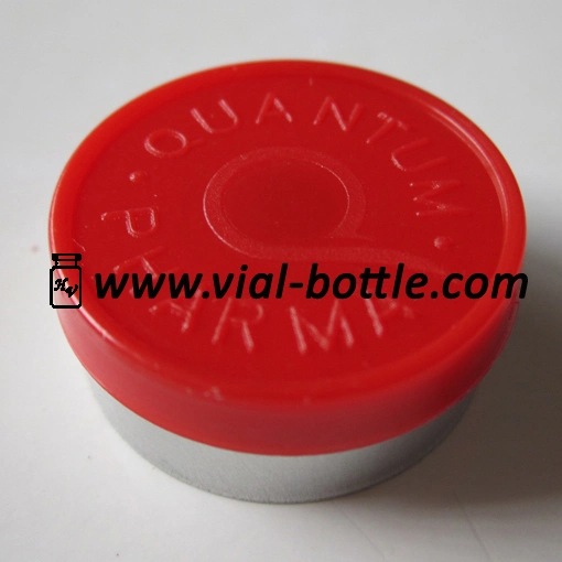 20mm Aluminium-Kunststoff gesunde Vial Kunststoff Press Cap Custom Logo Caps