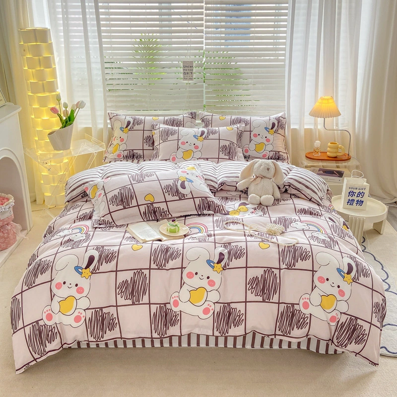 Schöne Designs helle Farbe für Quilt Cover Polyester Stoff