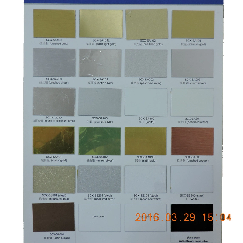 Custom-Made Size Sublimation Aluminum / Steel Blank Sheet