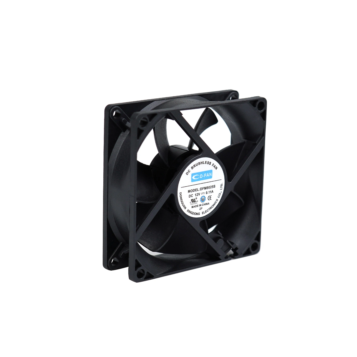 802512V 80mm High Cfm Ventilation 80X80X25mm DC Axial Cooling Fan