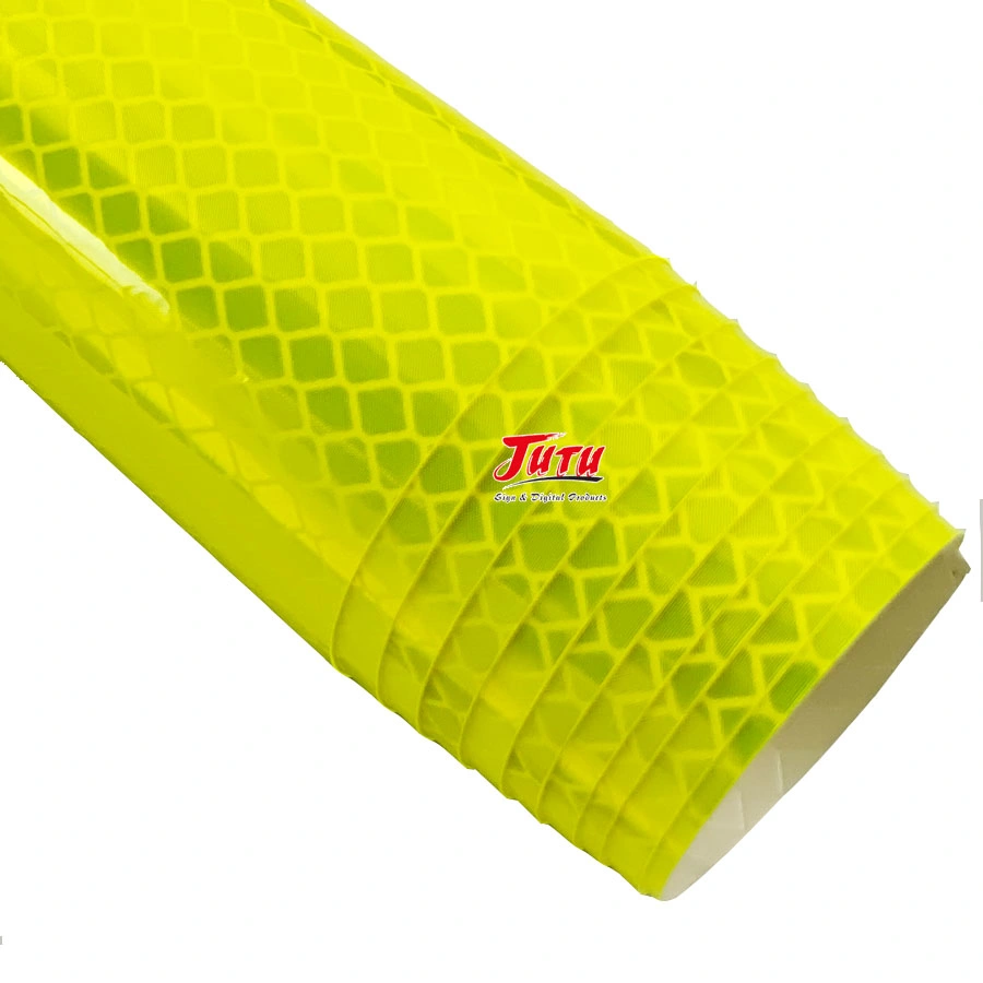 Jutu Environmental Protection No Trace of Lasting Adhesion Color Beautiful PVC Reflective Sheeting