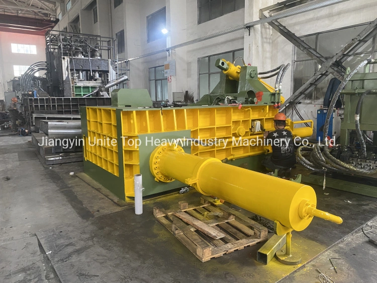 Waste Aluminum Steel Copper Waste Car Automatic Hydraulic Scrap Metal Baler Machine